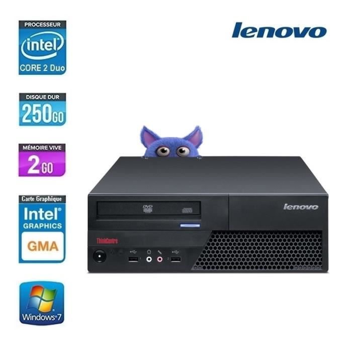 LENOVO THINKCENTRE M58 CORE 2 DUO E7500 2.93Ghz - vue 2