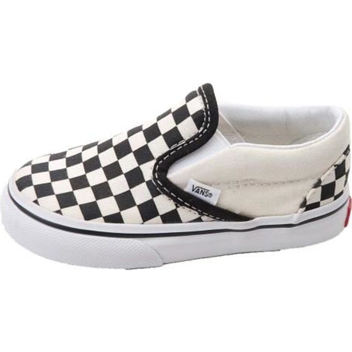 Chaussures de skate Vans Slip-On pour enfants - Blanc - Textile