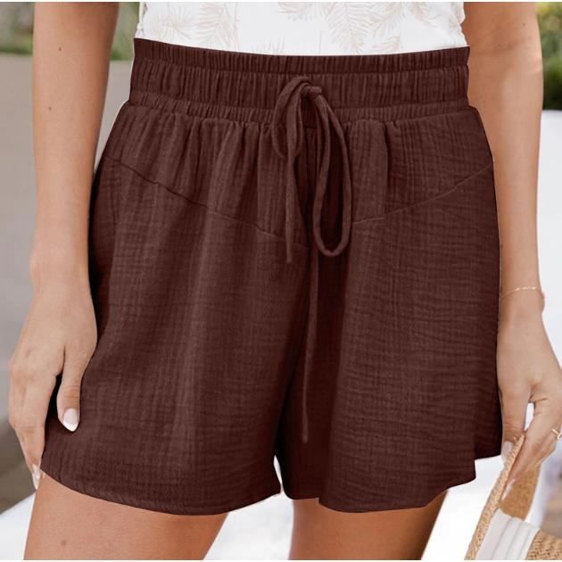Short Femme Court Ete Chic Short Court Mode Short Taille Haute