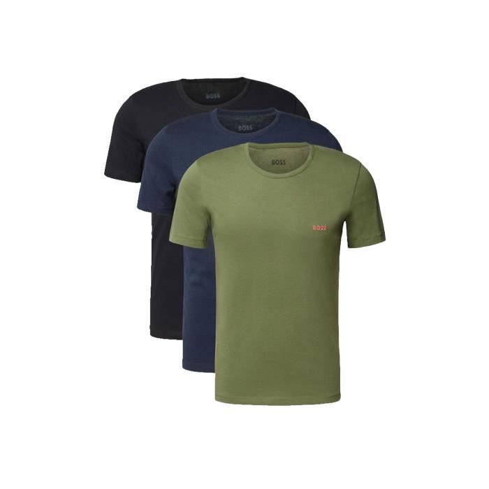 T shirt - Boss - Homme - pack x3 classic - Multicolor - Coton
