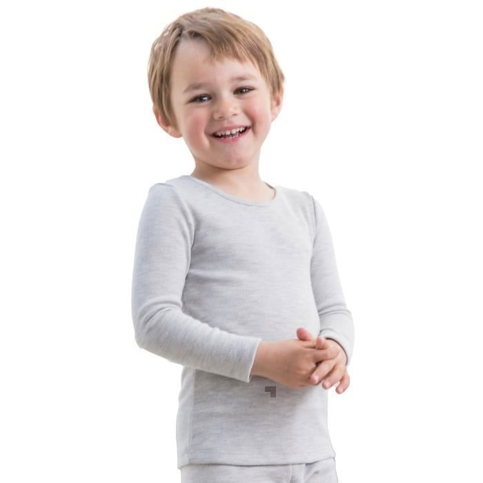 Damart - T-shirt manches longues maille classique Thermolactyl - Gris Chiné Damart - T-shirt manches longues maille classique Thermolactyl - Gris Chiné