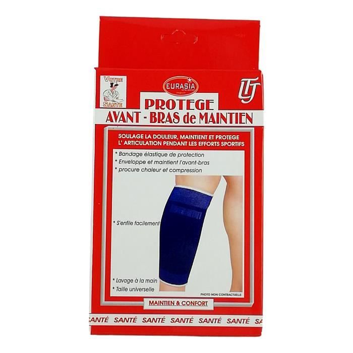 Support De Mollet/tibia Ajustable Bleu Et Noir