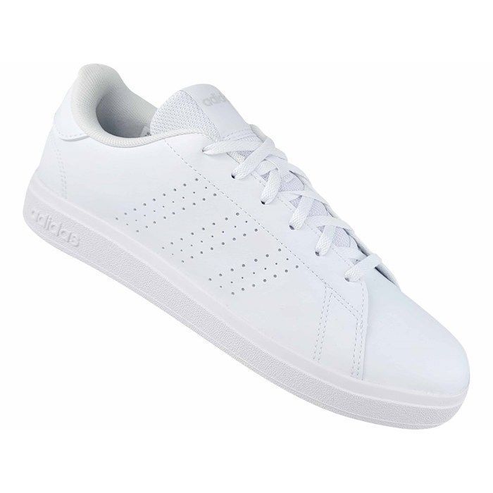 Adidas Chaussures Enfant - Adidas - Advantage Base 2.0 J - Blanc - Lacets - Plat