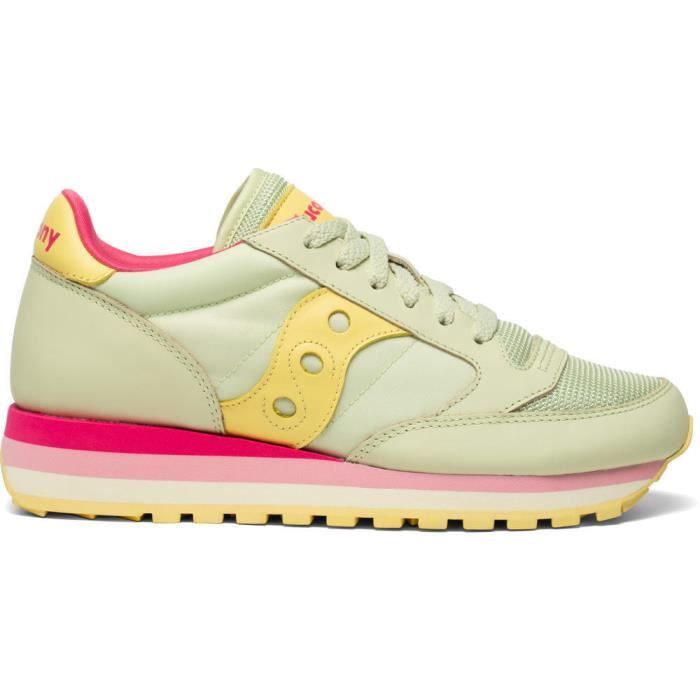 saucony femme jaune
