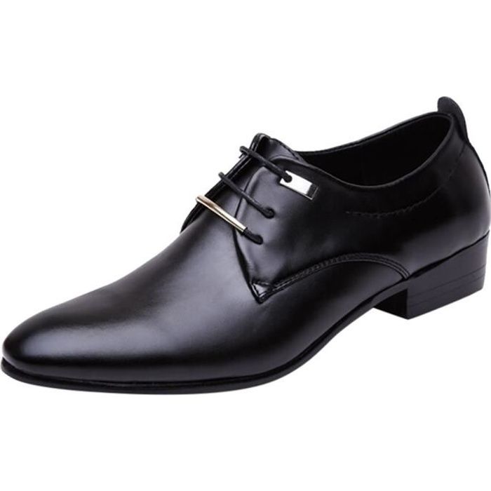 Mode Hommes D'affaires Chaussures En Cuir Casual Bout Pointu Dentelle Chaussure Homme Costume Chaussures 45