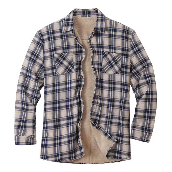 Chemise rembourrée 2025 homme
