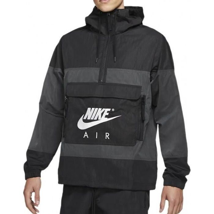 veste anorak nike air - noir - multisport - adulte - réf. dd6406-010