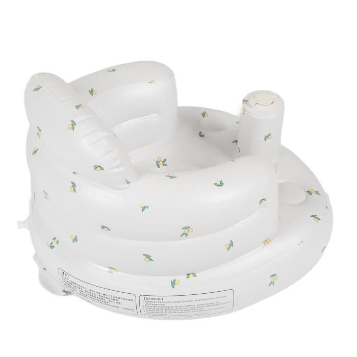 Chaise Gonflable Bébé DEWIN - Siège Ergonomique 3-36 Mois Pour Bain, Repas Et Jeu - Portable PVC