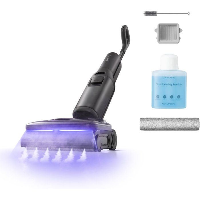 Aspirateur laveur vapeur sans fil ROBOROCK F25 Steam Aspiration 25 000 Pa Autonomie 80 min Technologie VaporFlow™