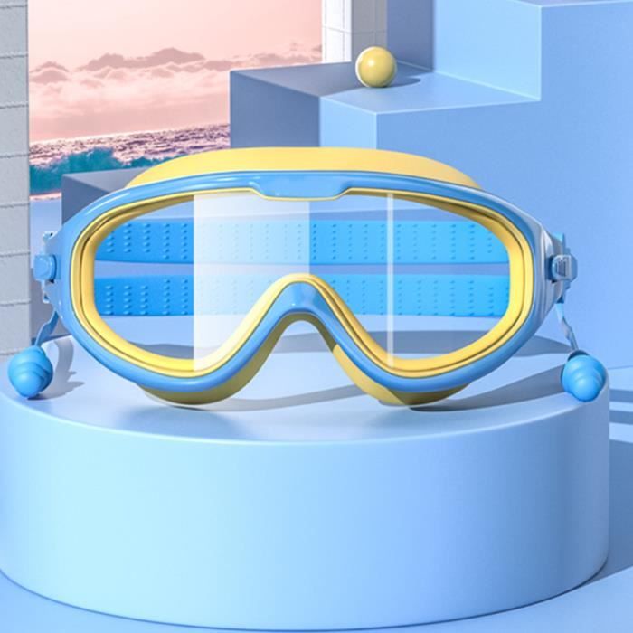 Masque De Plongée Enfants Newofview – Lunettes Panoramiques Avec Bande élastique Et Protection Nasale