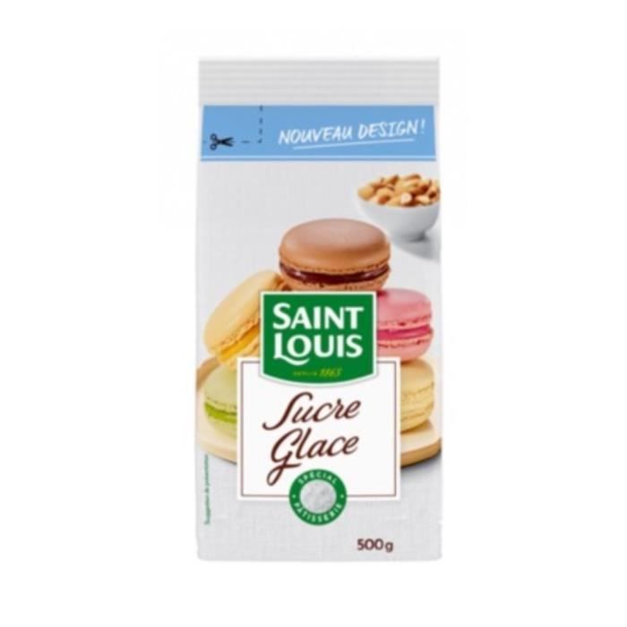 Sucre glace spécial recharge saupoudreuse Saint Louis 500g/Sachet 2 sachets