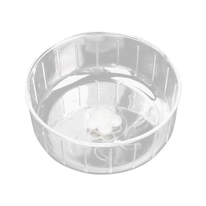 SALUTUYA jouet de roue de course pour hamster Roue de Hamster 6.7 pouces, roue de course transparente et animalerie jouet