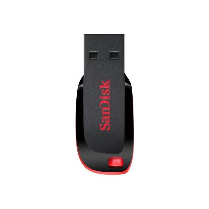 Sandisk Clé USB Cruzer Blade 16 Go USB 2.0 - Bleu électrique - Ultra portable - vue 3