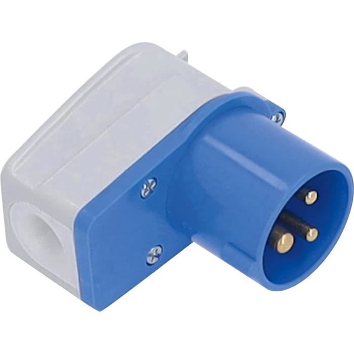 Câble Adaptateur CEE 230V/16A Vers 400V/32A - 0.3m - IP44 - Pour Voiture électrique Et Appareils Pros