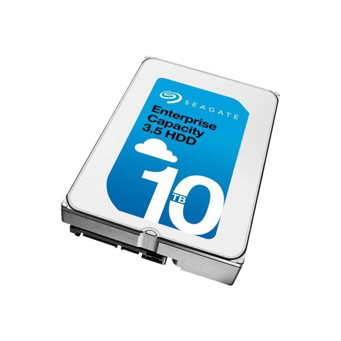Seagate Exos X10 ST10000NM0086 Disque dur 10 To interne 3.5 SATA 6Gb/ 7200 toursmin mémoire tampon : 256 Mo