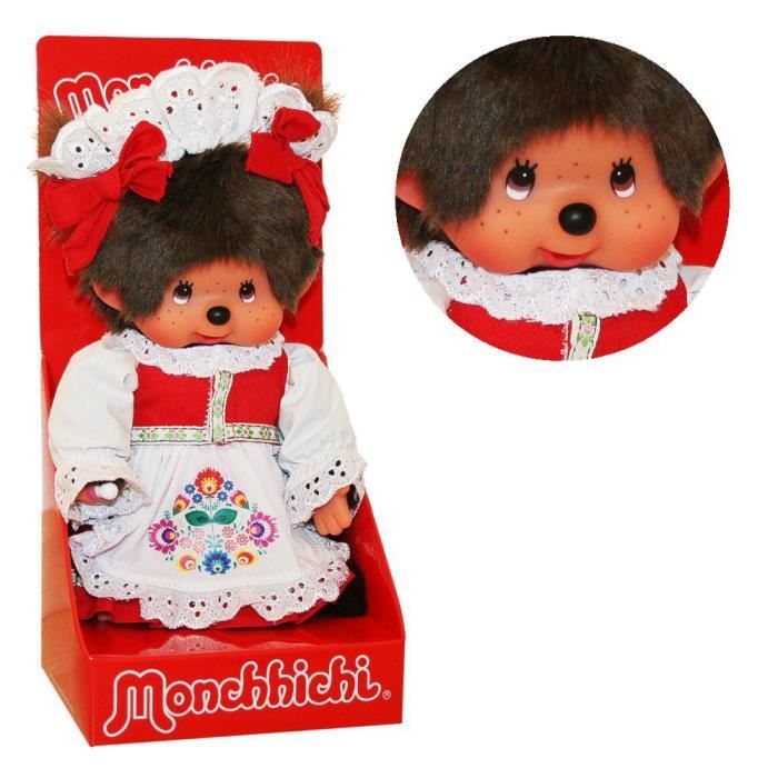 Poupée - SEKIGUCHI - Monchhichi - Fille lumineuse - 20 cm - Corps souple