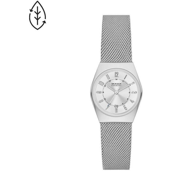 Montre Femme Skagen Grenen - Argenté/Acier - Quartz - Tendance Montre Femme Skagen Grenen - Argenté/Acier - Quartz - Tendance