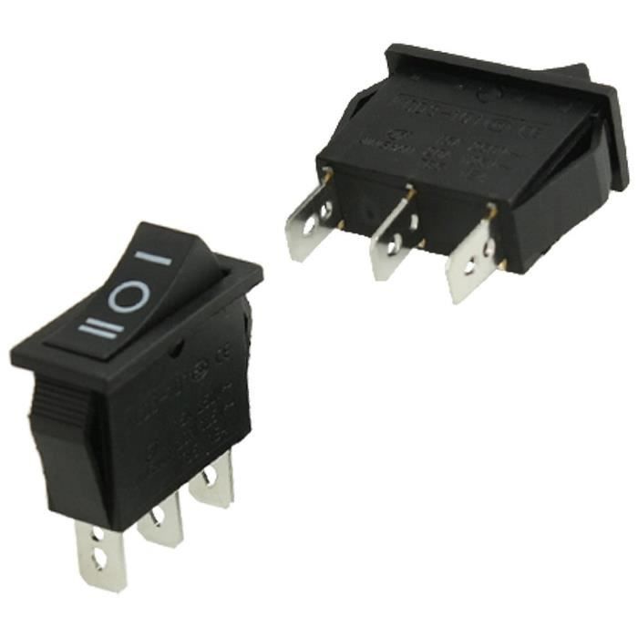 Bateau Interrupteur Bascule Double position ON//OFF AC250V//15A 125V//20A 5Pcs
