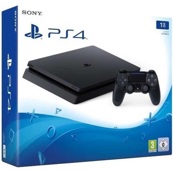 Console de salon - Sony - PS4 - 1To - Slim - Noir