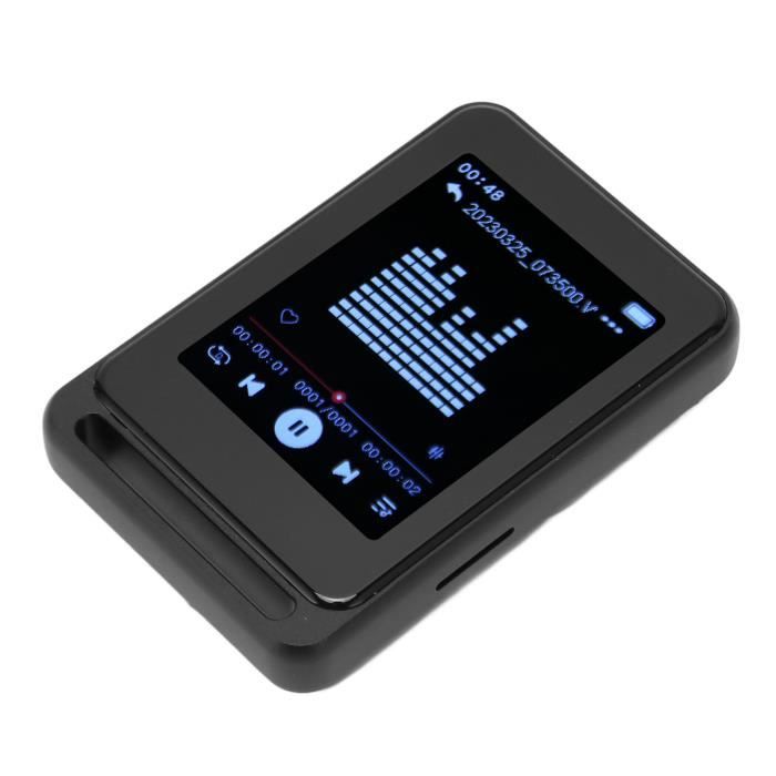 Lecteur Mp3 Avec Bluetooth, Écran Tactile Full Hd 2,4 Pouces, Lecteur De Musique Hifi À