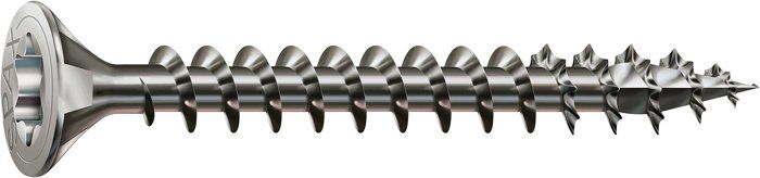 Spax-Vis universelle, tête fraisée, T, 4Cut, T-Star plus, acier inoxydable A2, 1.4567-1197000350163, 1197000400253