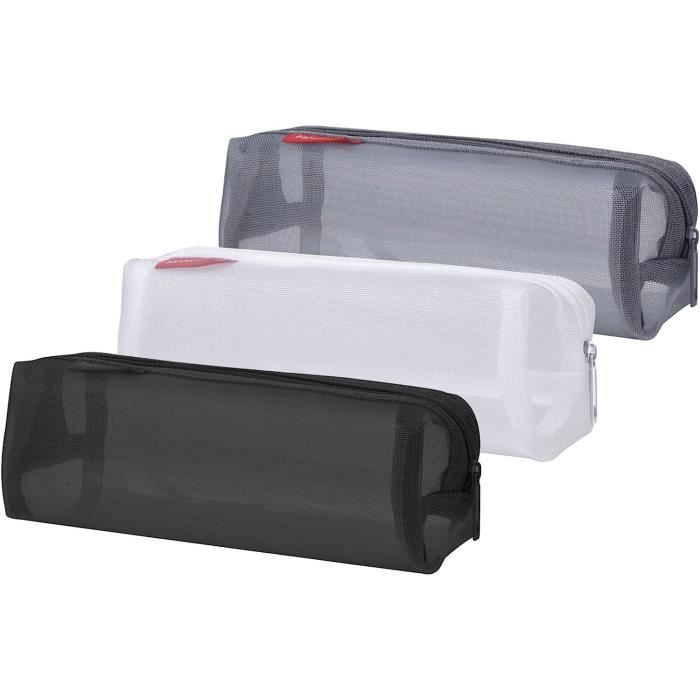 Trousse à Stylo,Trousse à Crayons Transparente De Grande Capacité,fournitures Scolaires,Trousse