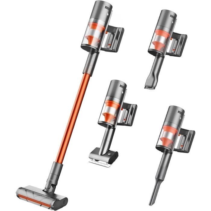 Aspirateur Main Sans Fil 26000Pa - Moteur Sans Balais, Fonction 4-en-1, écran HD Et Lumière LED - Idéal Voiture, Canapé, Clavier