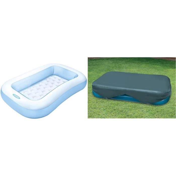 Intex Pataugeoire Champignon Avec Ombrelle – Bassin Gonflable 45L – Pour Bébé De 1 à 3 Ans – Idéal Jardin Et Plage – Hauteur D’Eau 13 Cm