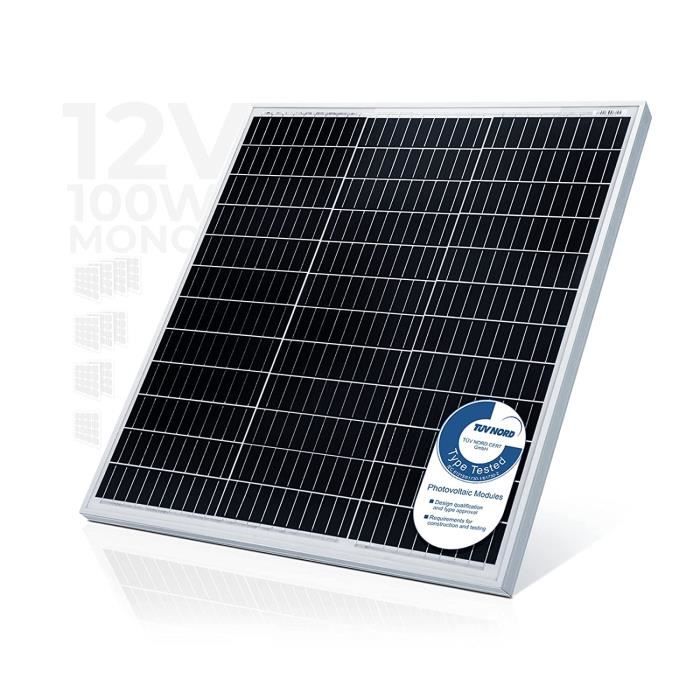XIL- Panneau Solaire en Silicium Monocristallin 20W 5V Extérieur Chargeur Contrôleur Module
