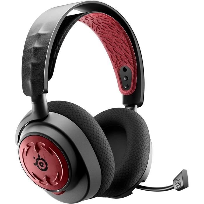 Casque Gaming sans fil multiplateforme - STEELSERIES - ARCTIS NOVA 7 : EDITION DIABLO® IV - Rouge et Noir