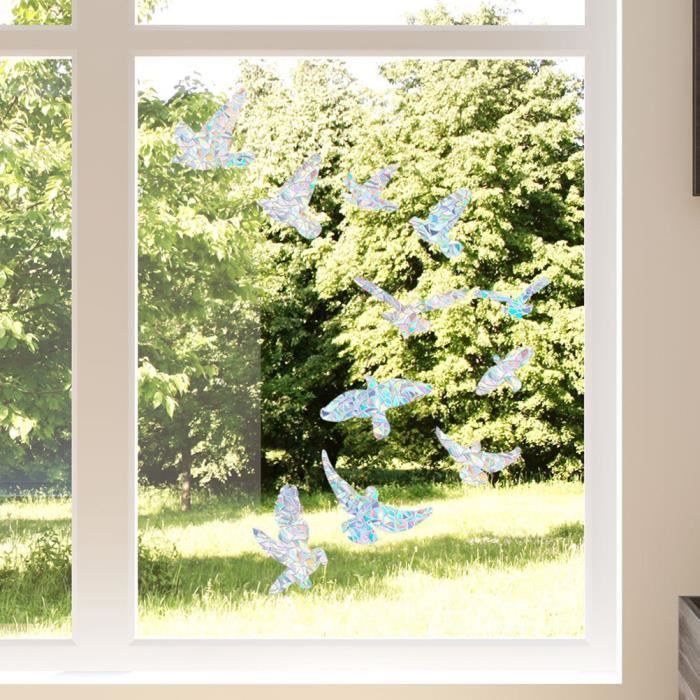 Autocollants Prisme Arc-en-Ciel 26 Pièces - Pour Fenêtres Anti-Collision Oiseaux | Décoratifs Et Réutilisables