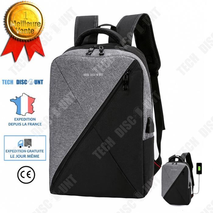 TD sac a dos usb chargeur femme homme enfant ordinateur portable