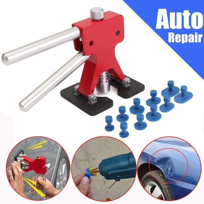 Kit De Réparation De Bosses Sans Peinture Pour Voiture - Outil PDR, Colle, Onglets - YiShang