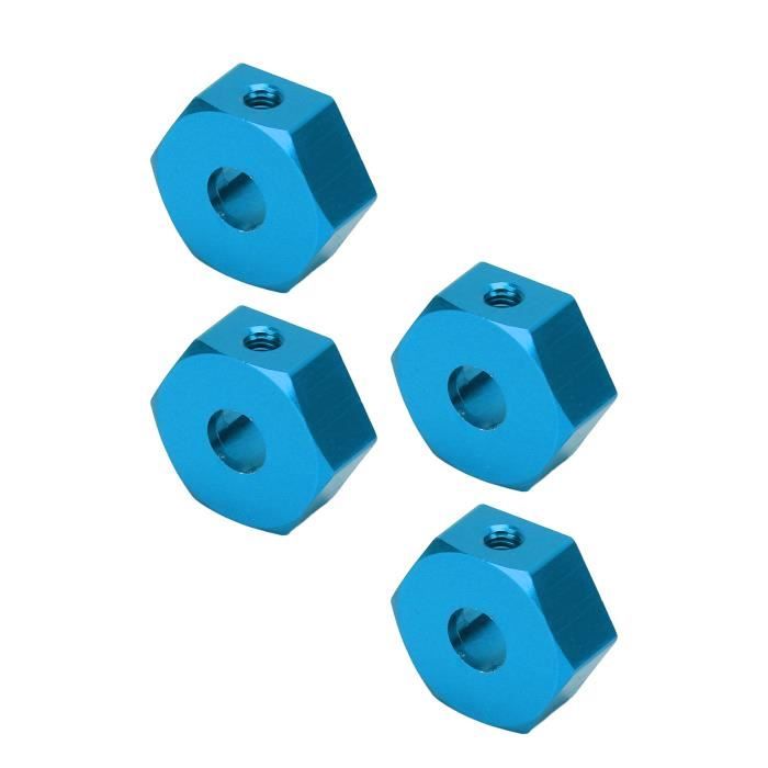 4 Adaptateurs Hexagonaux Pour Moyeu De Roue RC - Compatible SCX10, Traxxas, D90 - 1/10 échelle - 23mm - 9
