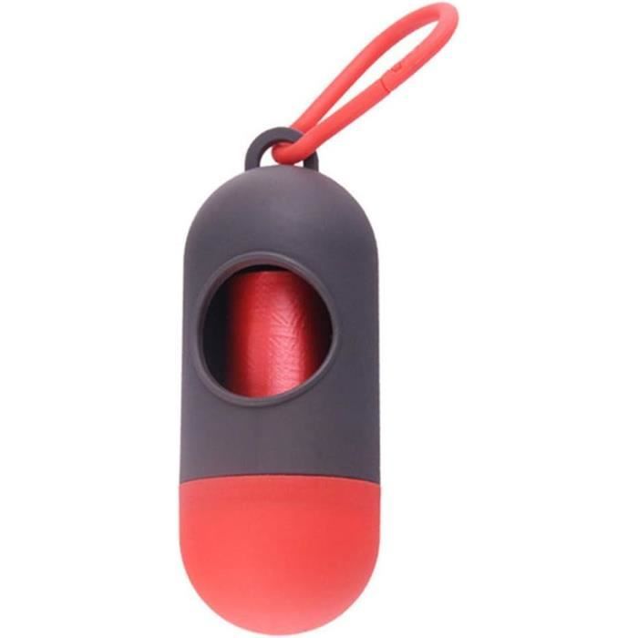 Distributeur De Sacs à Crottes - Compact Avec Clip - Vert Clair - Pour Promener Son Chien