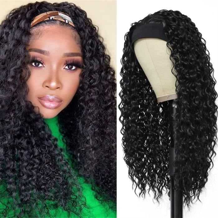 Perruque Lace ontal Wig naturelle bouclée et crépue, cheveux naturels