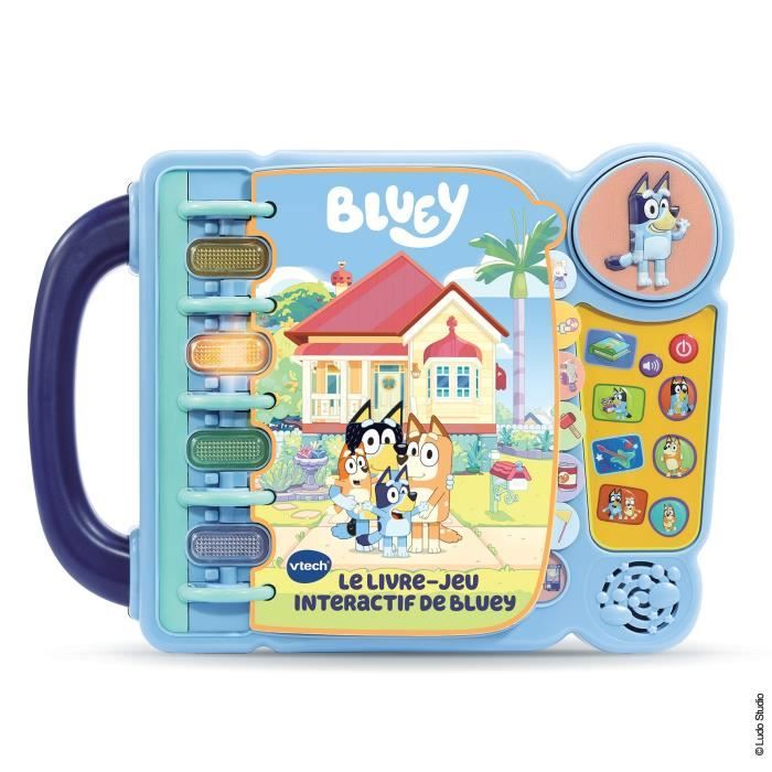 Jeu éducatif interactif VTECH - BLUEY - Mon livre-jeu - Mixte - 3 ans et plus
