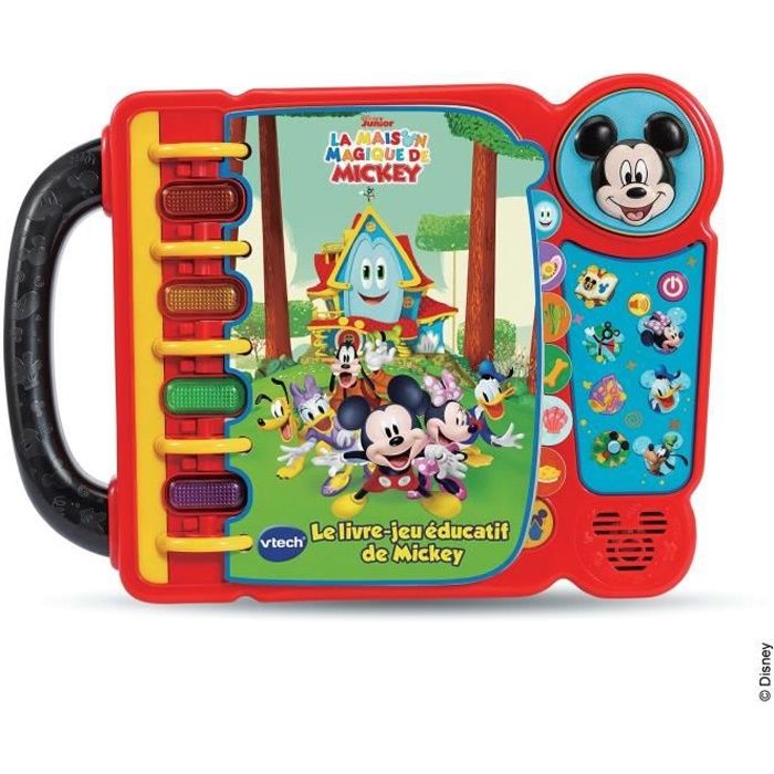 Livre-Jeu Educatif de Mickey - VTECH - Bleu - Pour Enfant de 3 ans et plus  - Cdiscount Jeux - Jouets