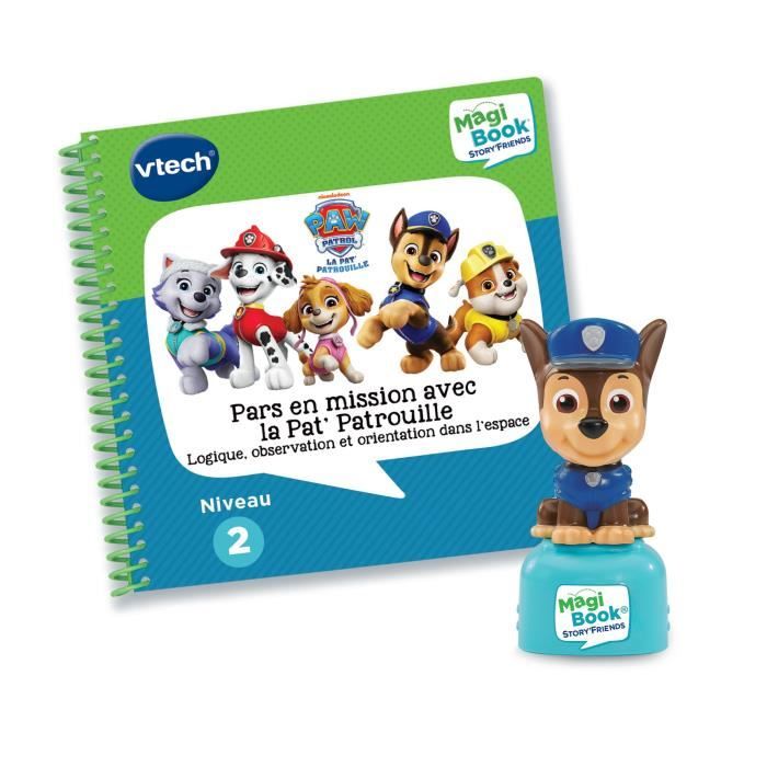 Livre Interactif Vtech MagiBook 80-484405 – Pars en Mission avec Paw Patrol et Figurine Chase - vue 4