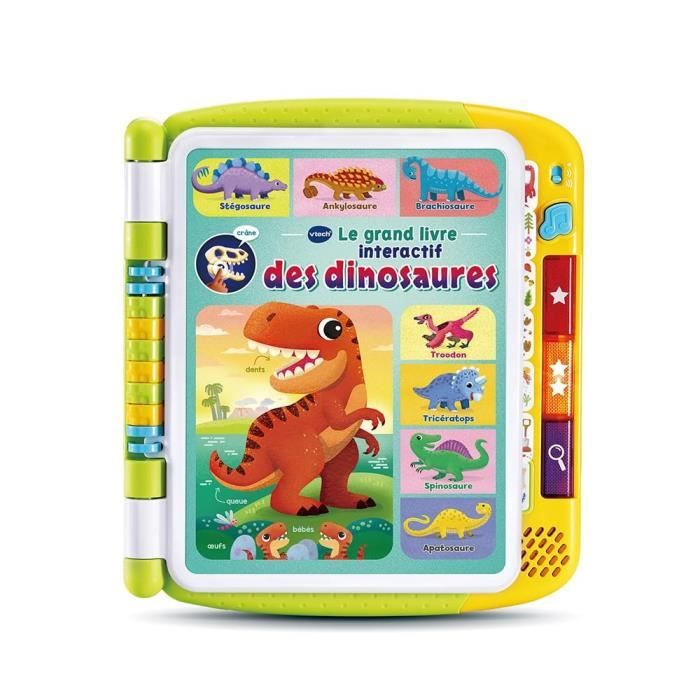 VTECH LE GRAND LIVRE INTERACTIF DES DINOSAURES Cdiscount Jeux Jouets VTECH LE GRAND LIVRE INTERACTIF DES DINOSAURES Cdiscount Jeux Jouets