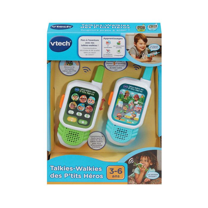 VTECH - TALKIES-WALKIES DES PTITS HÉROS - Multicolore
