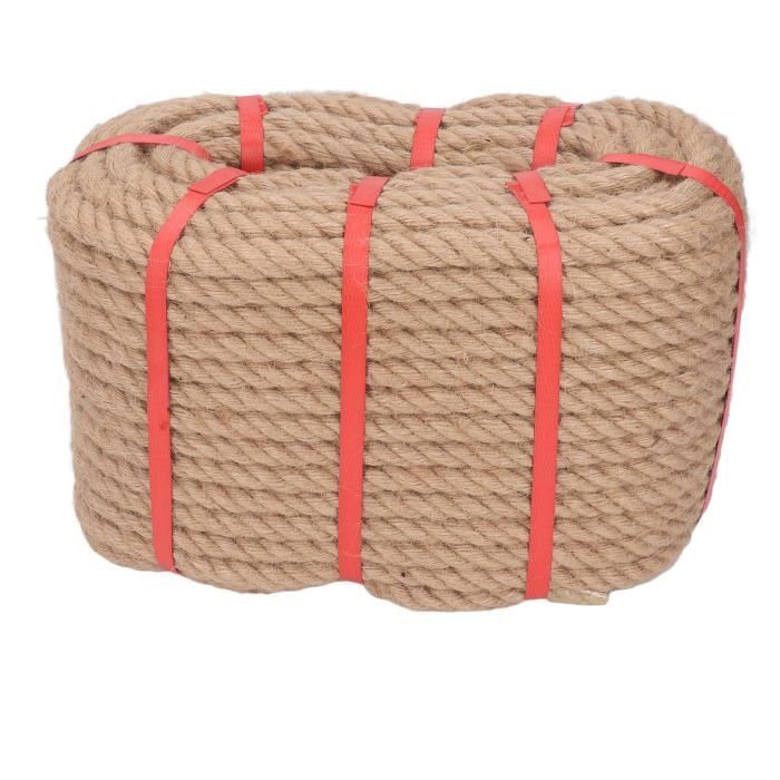 Corde à nœuds à grimper en chanvre naturel ∅ 16 mm - La Fabrique à Filets