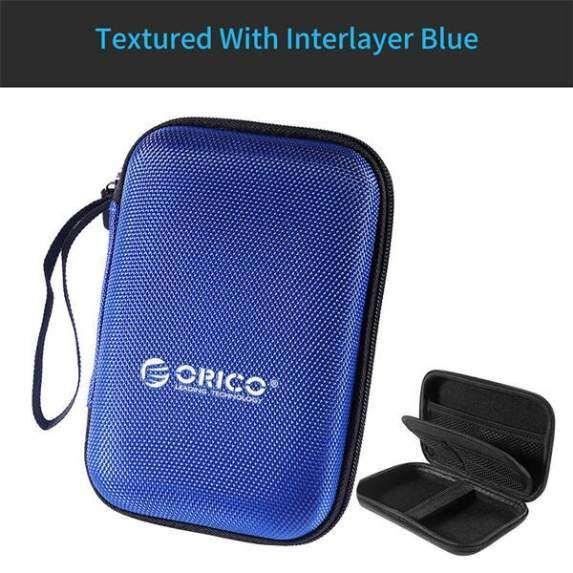 Étui De Protection Pour Disque Dur 2,5" - Compact, Rembourré - Avec Compartiment Pour Câble Et Accessoires