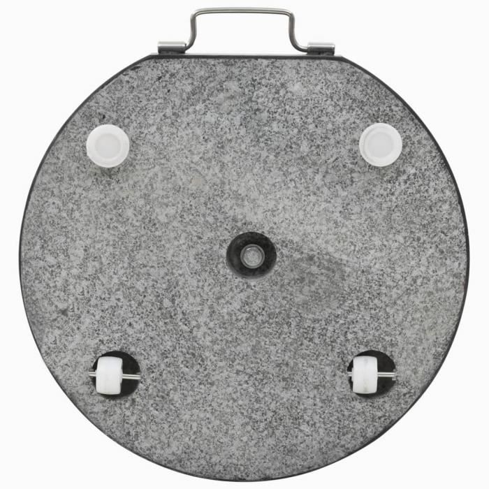 Base Per Ombrellone Da Giardino Be-Creative Effetto Ghisa - 9,5 Kg, Diametro 45 Cm, Colore Bronzo Con Motivo Rosa - 3