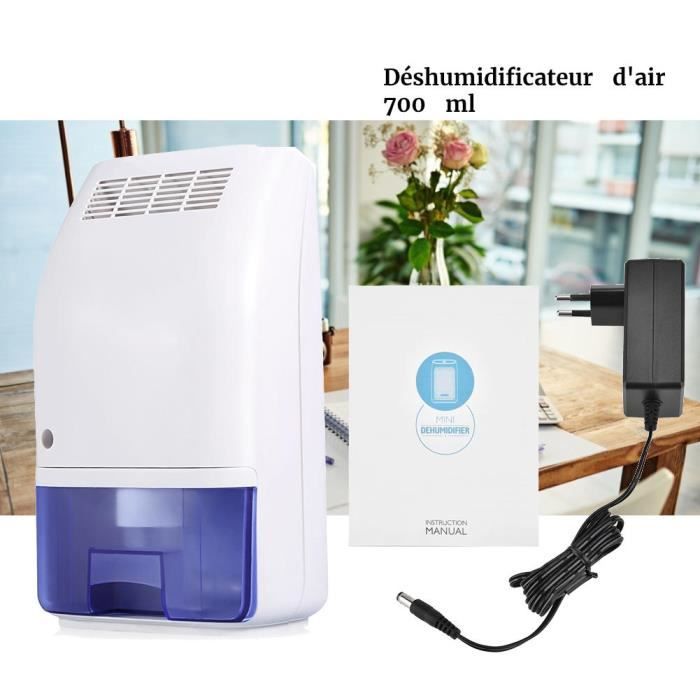 Déshumidificateur électrique 2,6L Pour Pièce Jusqu’à 32 M² – Silencieux, Avec LED RGB, Arrêt Auto Et Mode Nuit