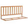 Barrière de lit en bois IB STYLE® TAMO - Protection antichute pour bébé - 90 cm nature-1