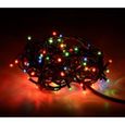 013447 Guirlande lumineuse de Noël 100 ampoules multicolores 8 jeux lumineux 6 m-1