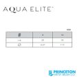 Pinceau Aqua Elite Long rond synthétique série P4850 Princeton - nb:12-1