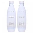 Set de deux bouteilles Sodastream Fuse 1L - transparent et blanc - compatible lave-vaisselle-1