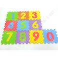 Tapis Puzzle en mousse pour bébé - TD® NEUF - Alphabet et chiffres - 36 dalles 32x32 cm-1